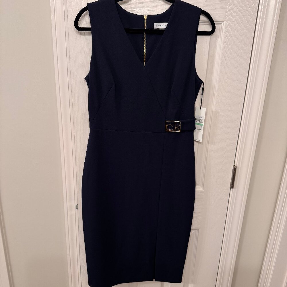 Calvin Klein Navy Dress, Size 8